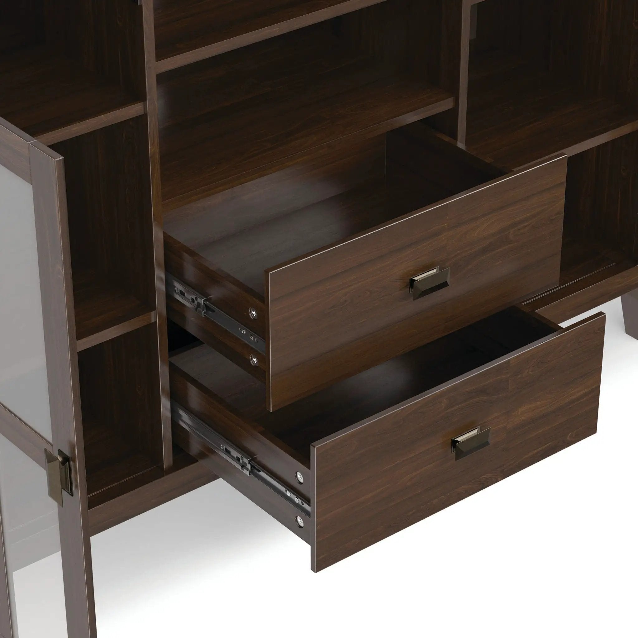 Artisan - Tall TV Media Stand - Natural Aged Brown by Unique Piece Furniture