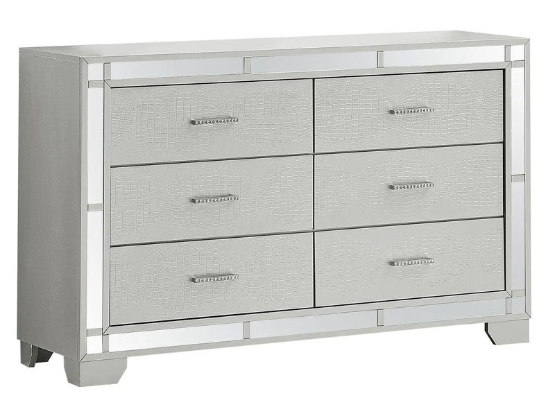 Madison - Dresser - Silver Champagne by Unique Piece Furniture