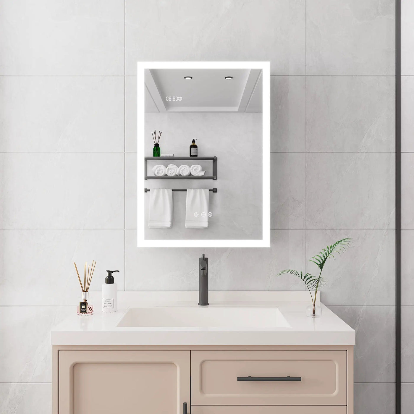 Bathroom Medicine Cabinet With Lights, LED Medicine Cabinet With Mirror, Lighted Medicine Cabinet With Defogger by HouseOfZazla