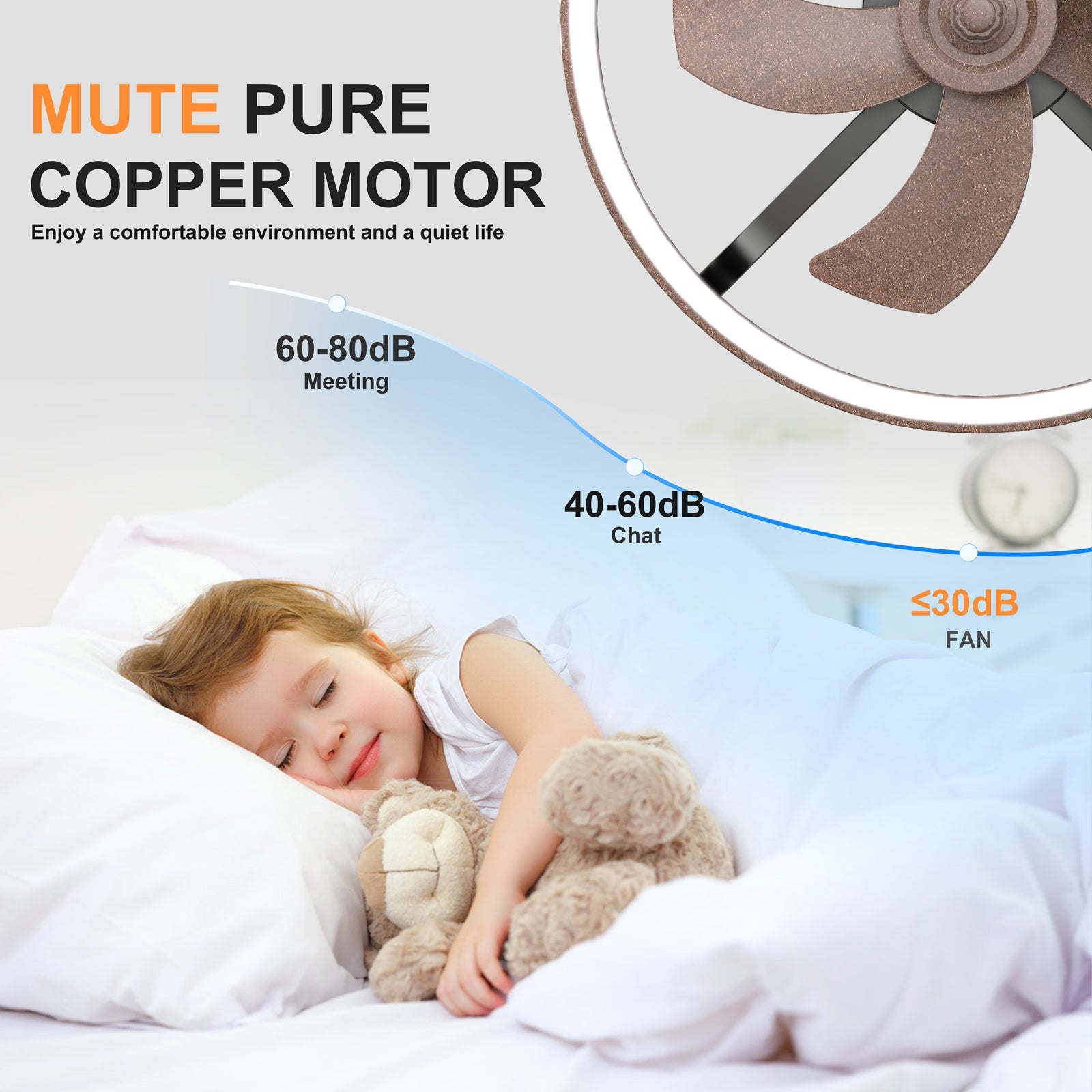 20.5" Rustic LED Ceiling Fan with Remote & APP Control by HouseOfZazla