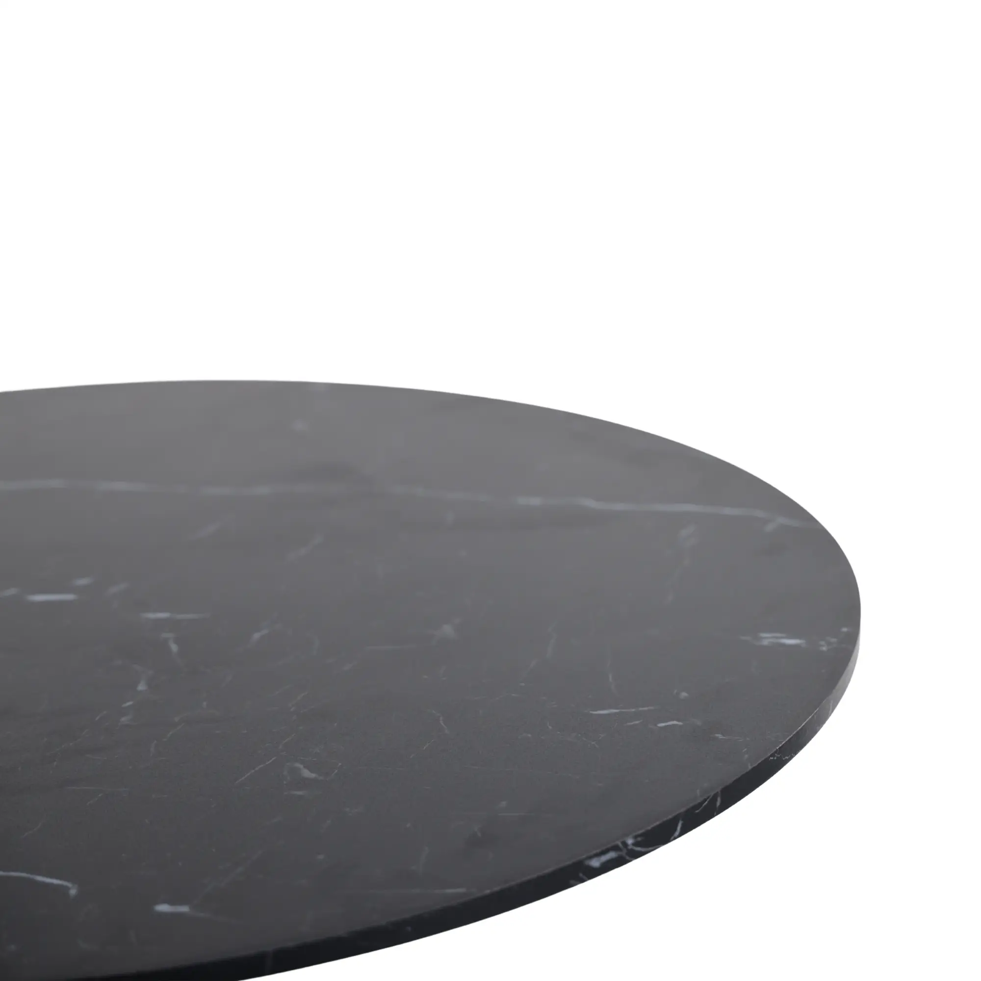 Mid-Century Black Marble Tulip Table by HouseOfZazla
