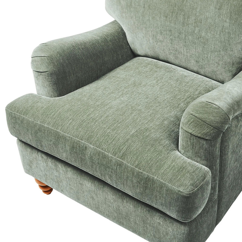 Candor - Arm Chair With English Roll Arms by HouseOfZazla