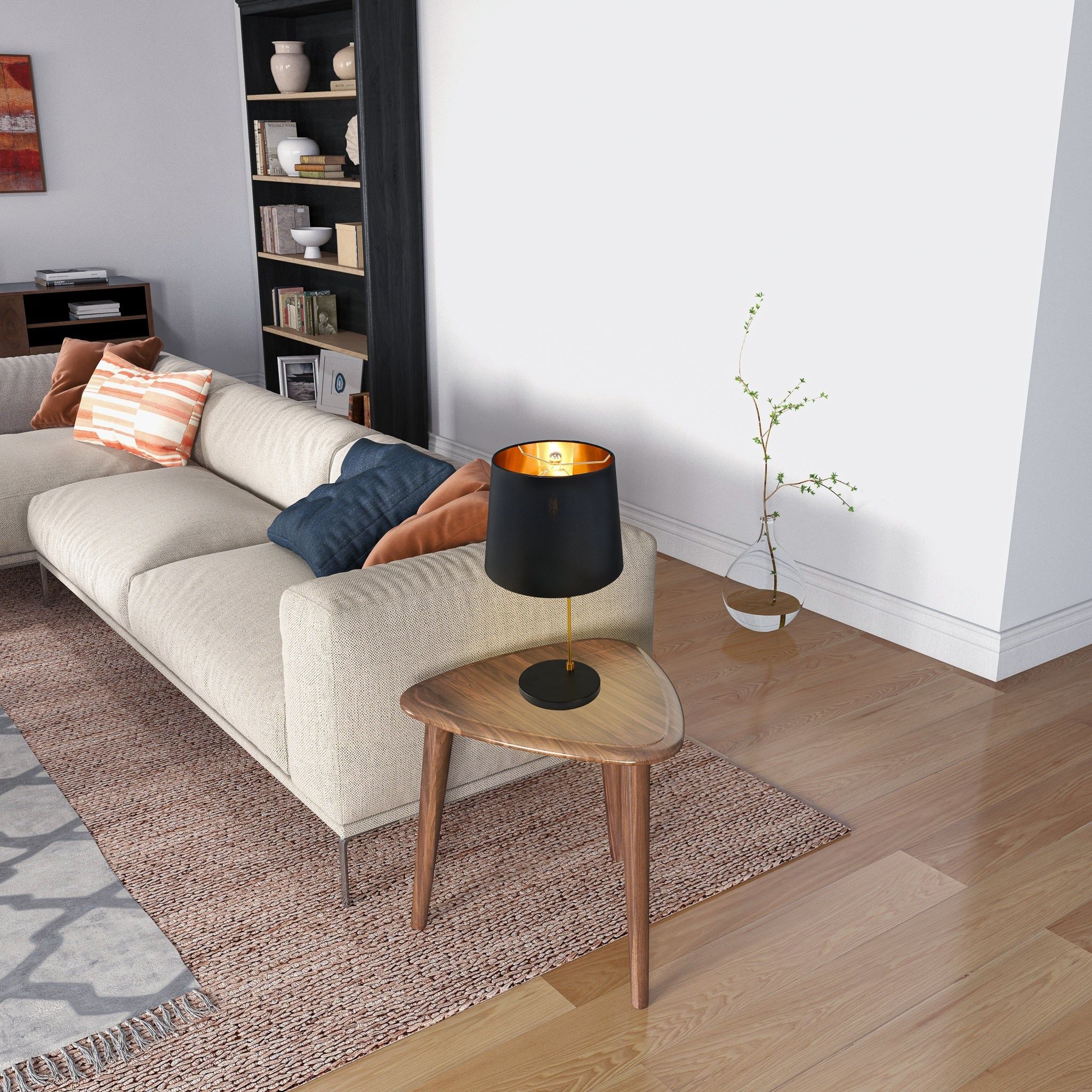 Desk Lamp For Bedside And Table Use - Black by HouseOfZazla