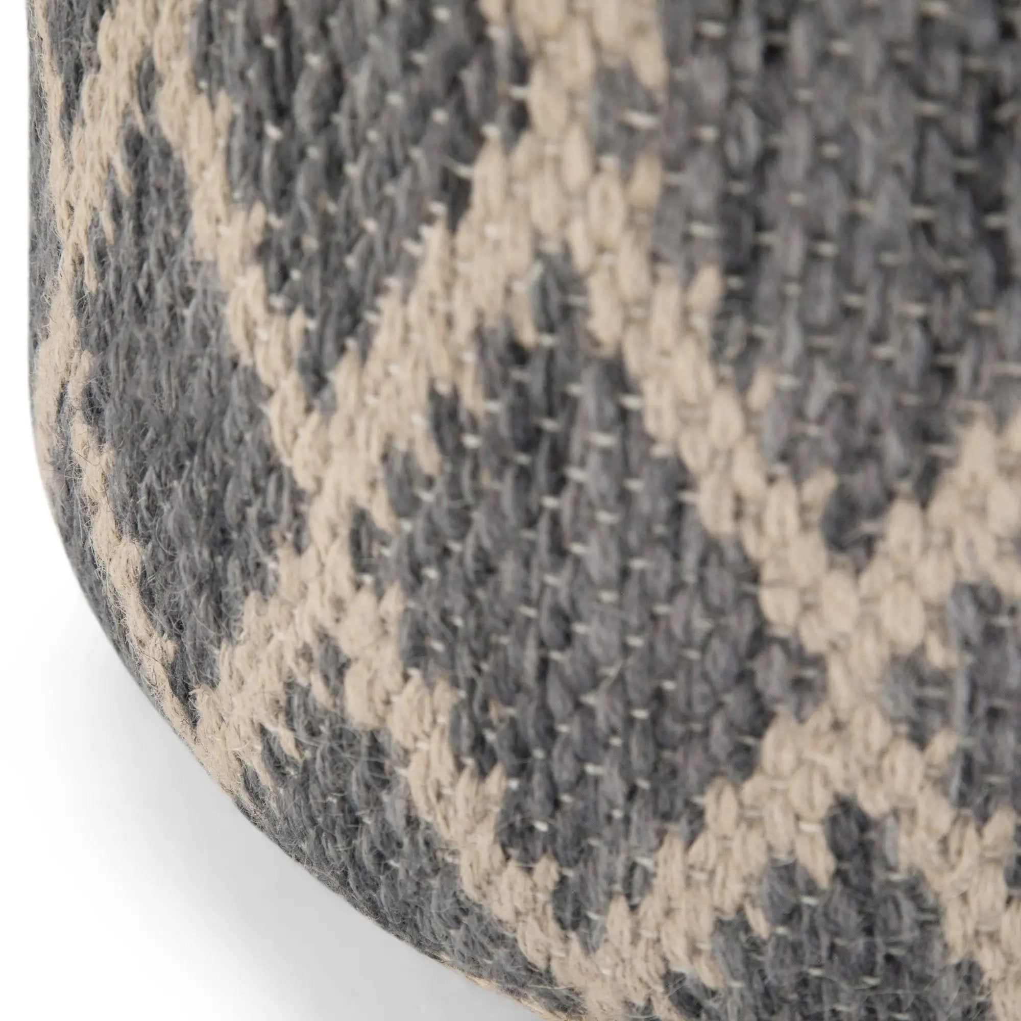 Edgeley - Handcrafted Round Pouf by Unique Piece Furniture
