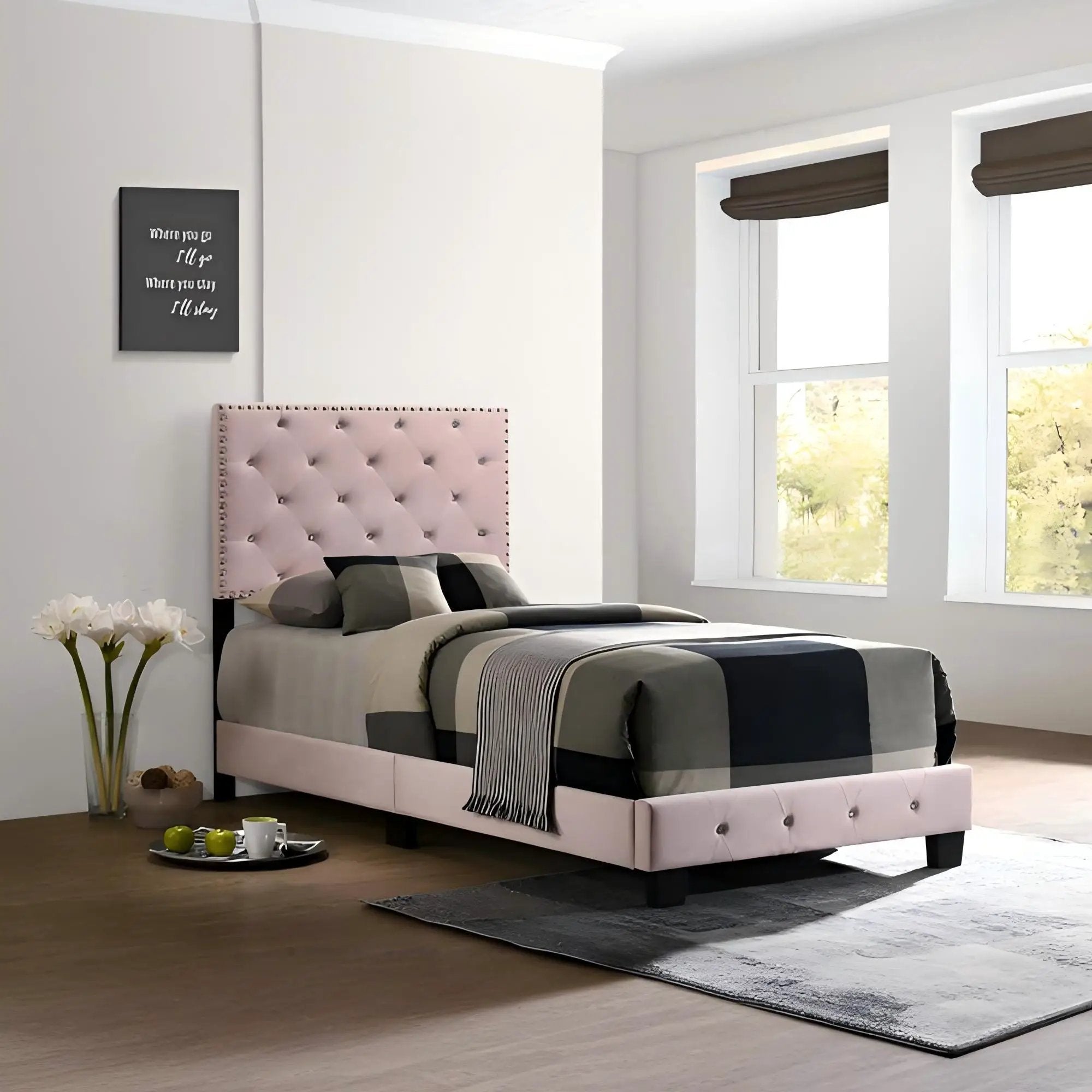 Luxurious Upholstered Bed by HouseOfZazla