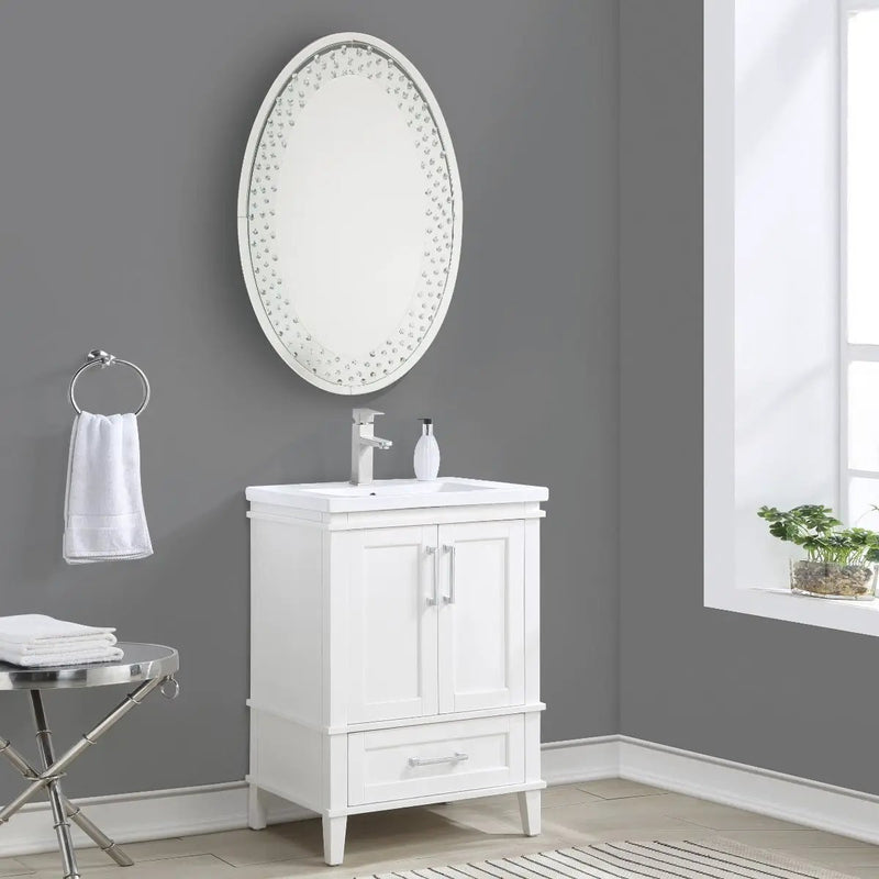 Nysa - Accent Decor - Mirrored & Faux Crystals by Unique Piece Furniture