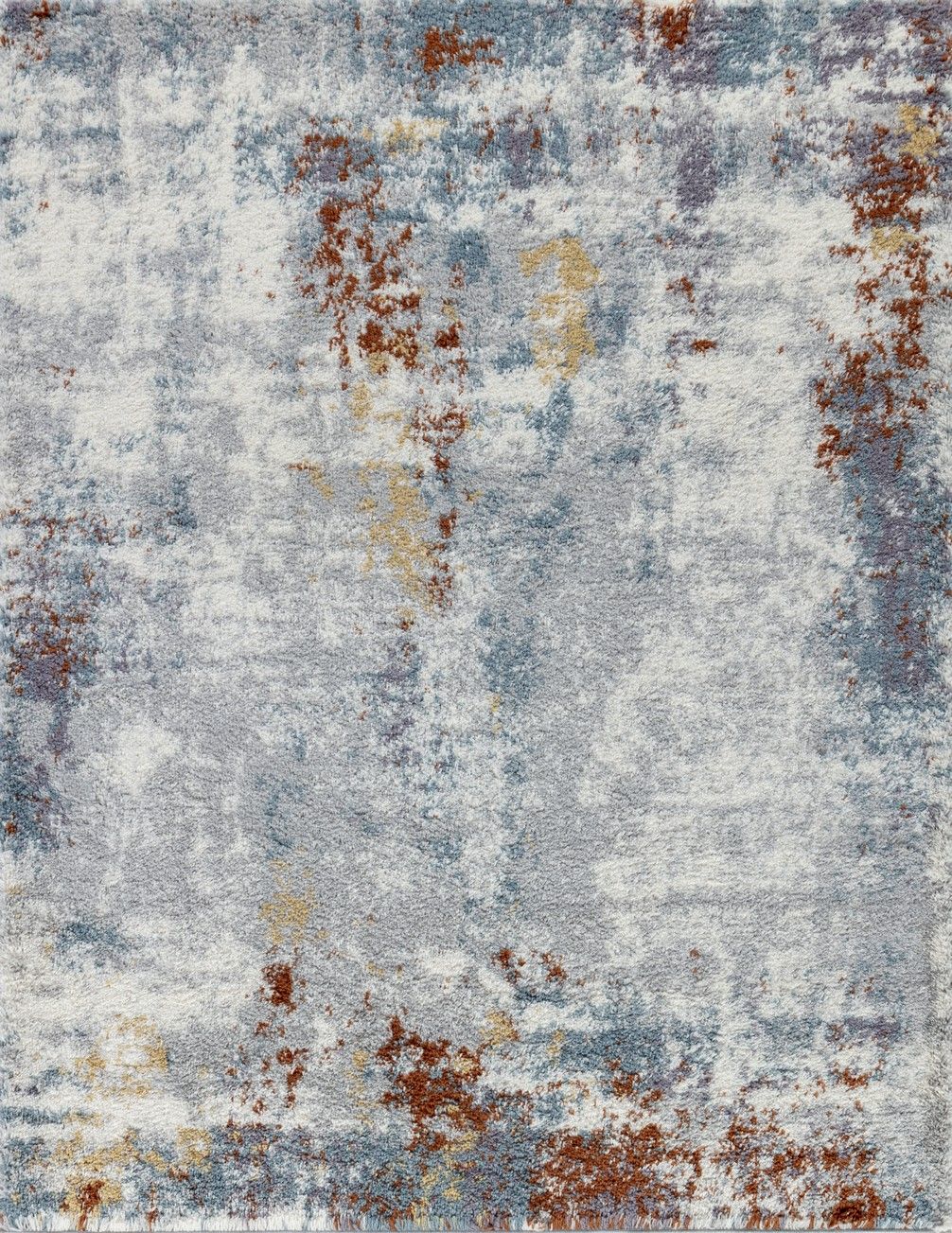 Loft Shag - 7'10" X 9'10" Shaggy Area Rug - Gray, Polypropylene by HouseOfZazla