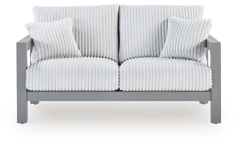 Hurley Park - Loveseat With Cushion - Gray by Unique Piece Furniture