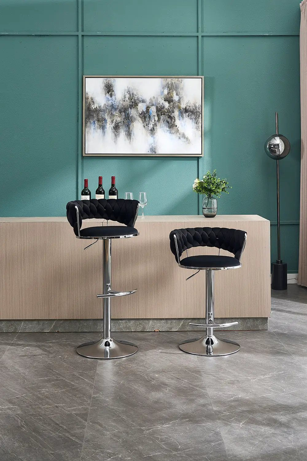 Set of 2 Bar Stools by HouseOfZazla