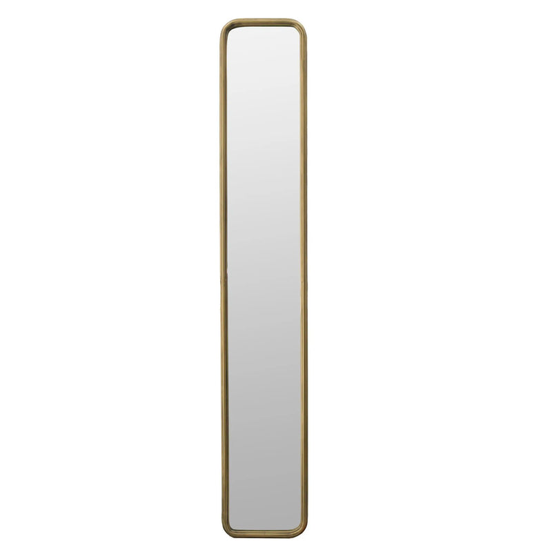 Full Length Mirror With AntiqueMetal Frame, Long Mirror For Hallway Living Room Bedroom Bathroom - Gold by HouseOfZazla