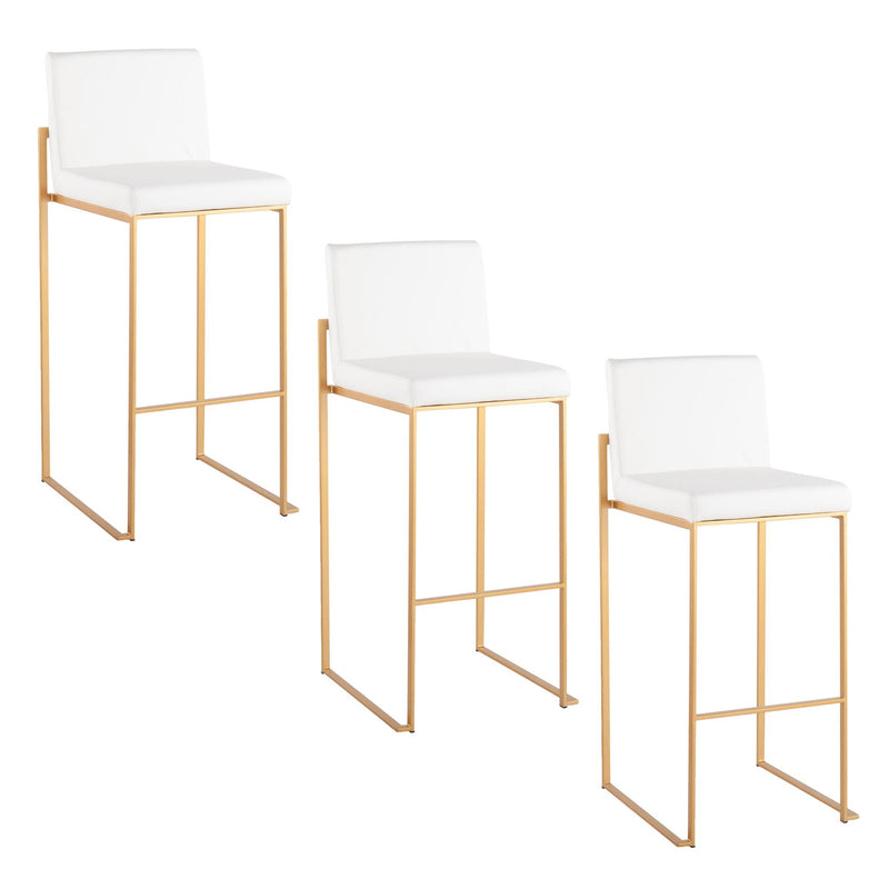 Fuji - Contemporary Design High Back Barstool by Unique Piece Furniture
