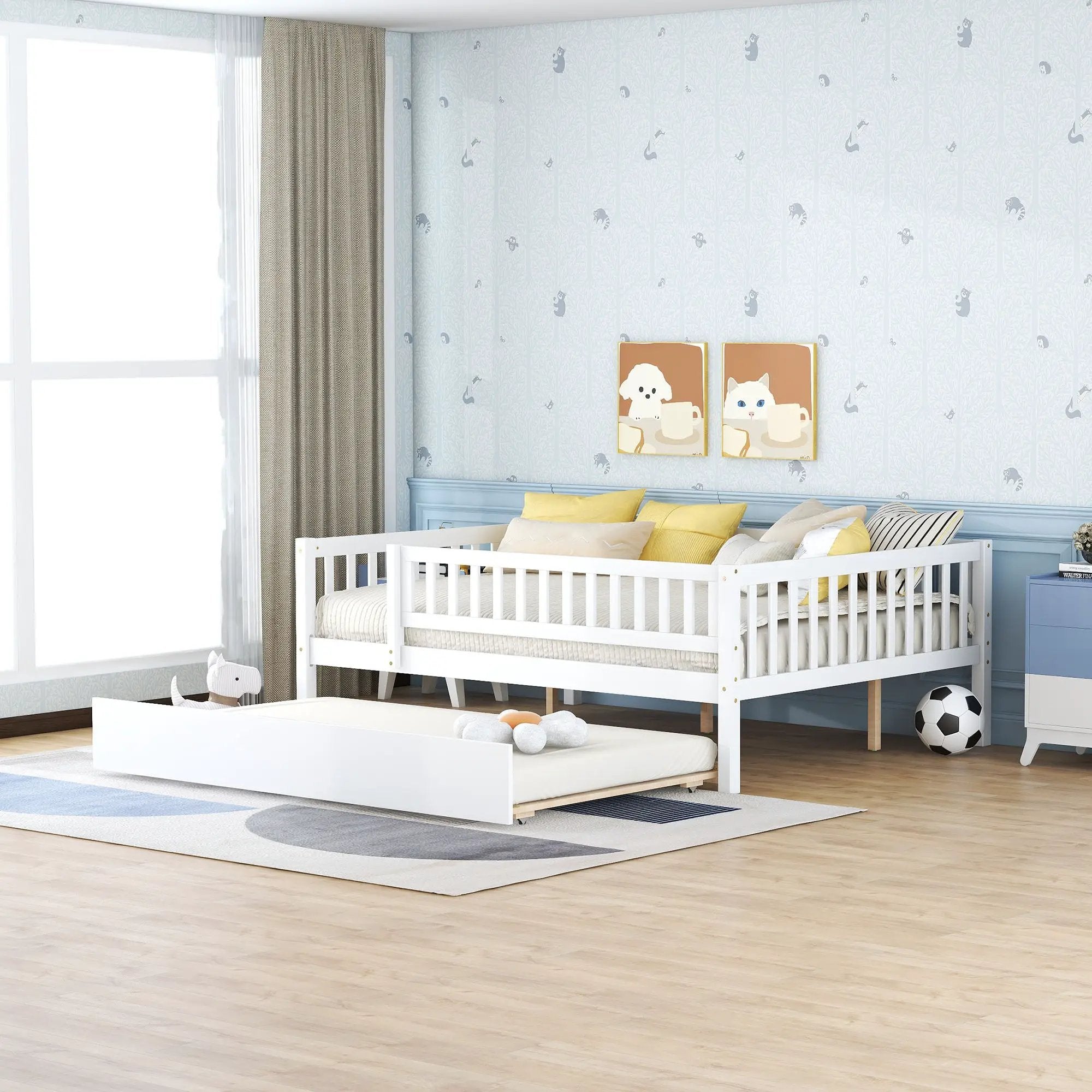 Multi Functional Wooden Daybed Bed by Unique Piece Furniture
