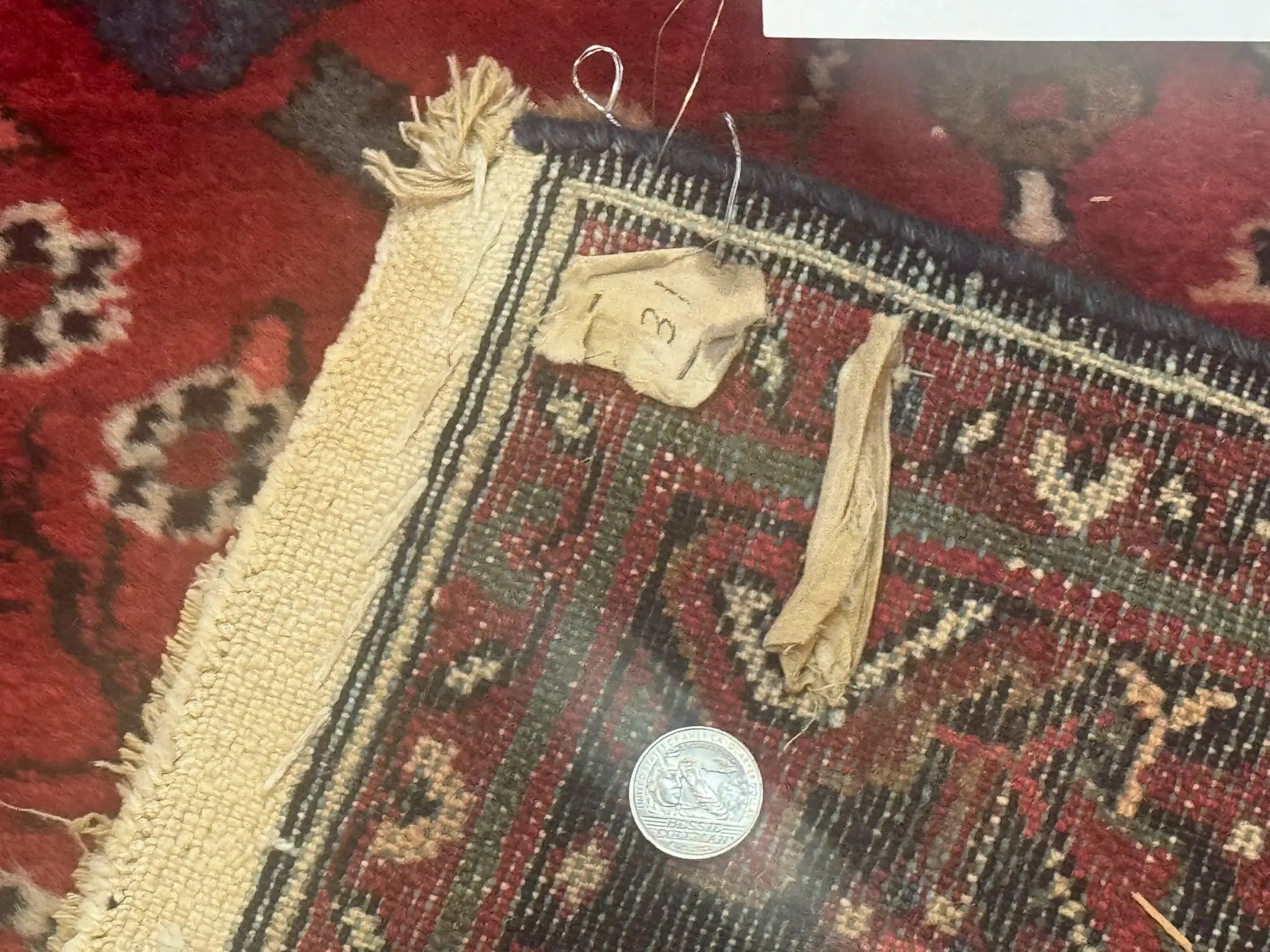 Red Persian Rug 2.6 x 6.8, Floral, Antique Per'sian Carpet, Persian Malayer Rug, Hamadan Rug by Jewel Rugs