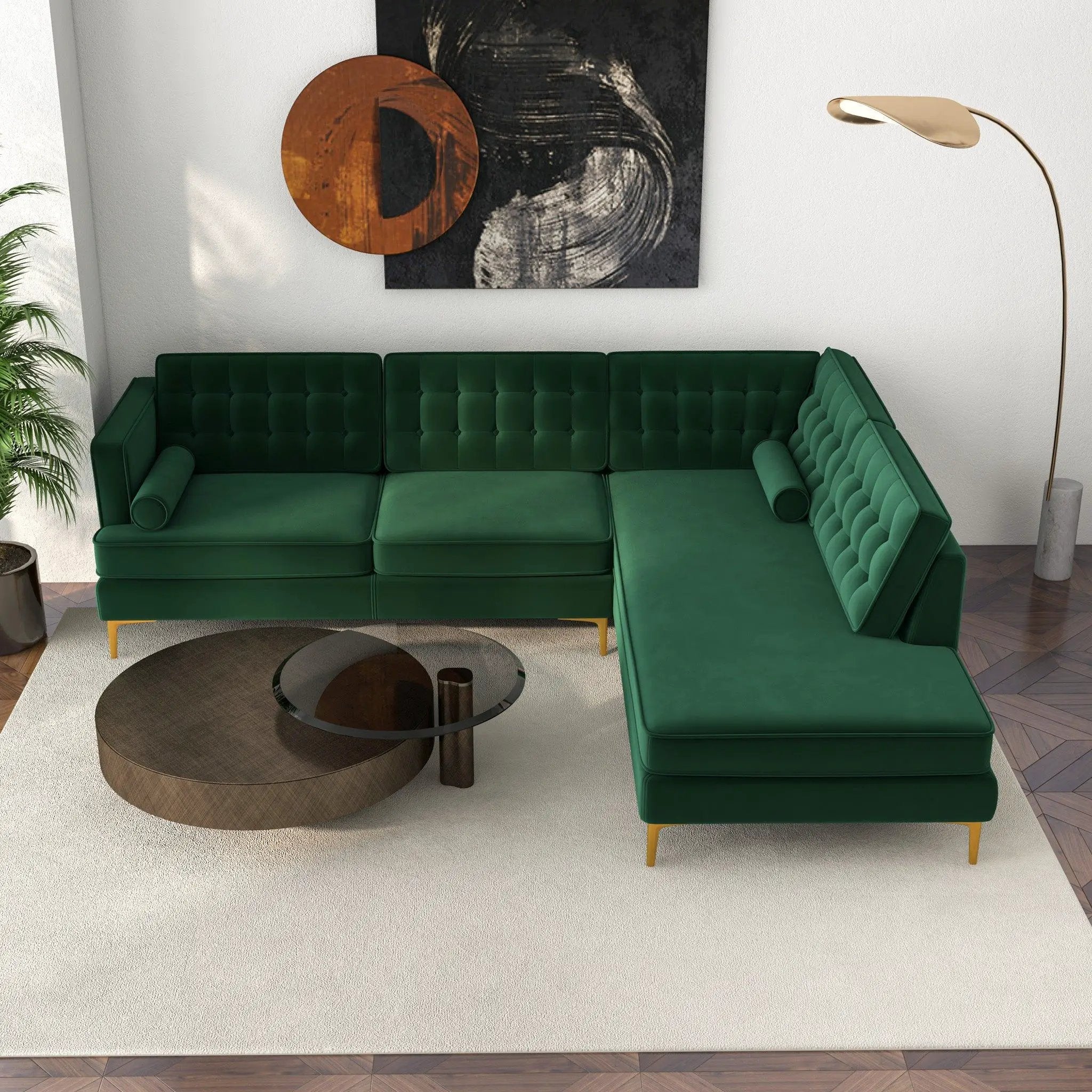 Brooke - Modern Design Sectional Sofa by HouseOfZazla
