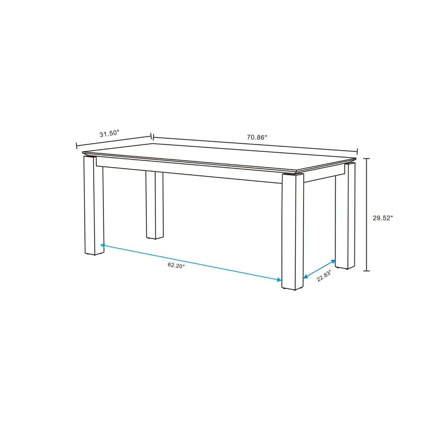 Rockaway Dining Table by HouseOfZazla