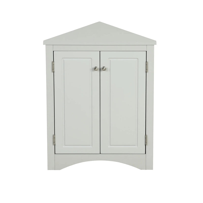 Triangle Bathroom Storage Cabinet With Adjustable Shelves, Freestanding Floor Cabinet For Home Kitchen by HouseOfZazla