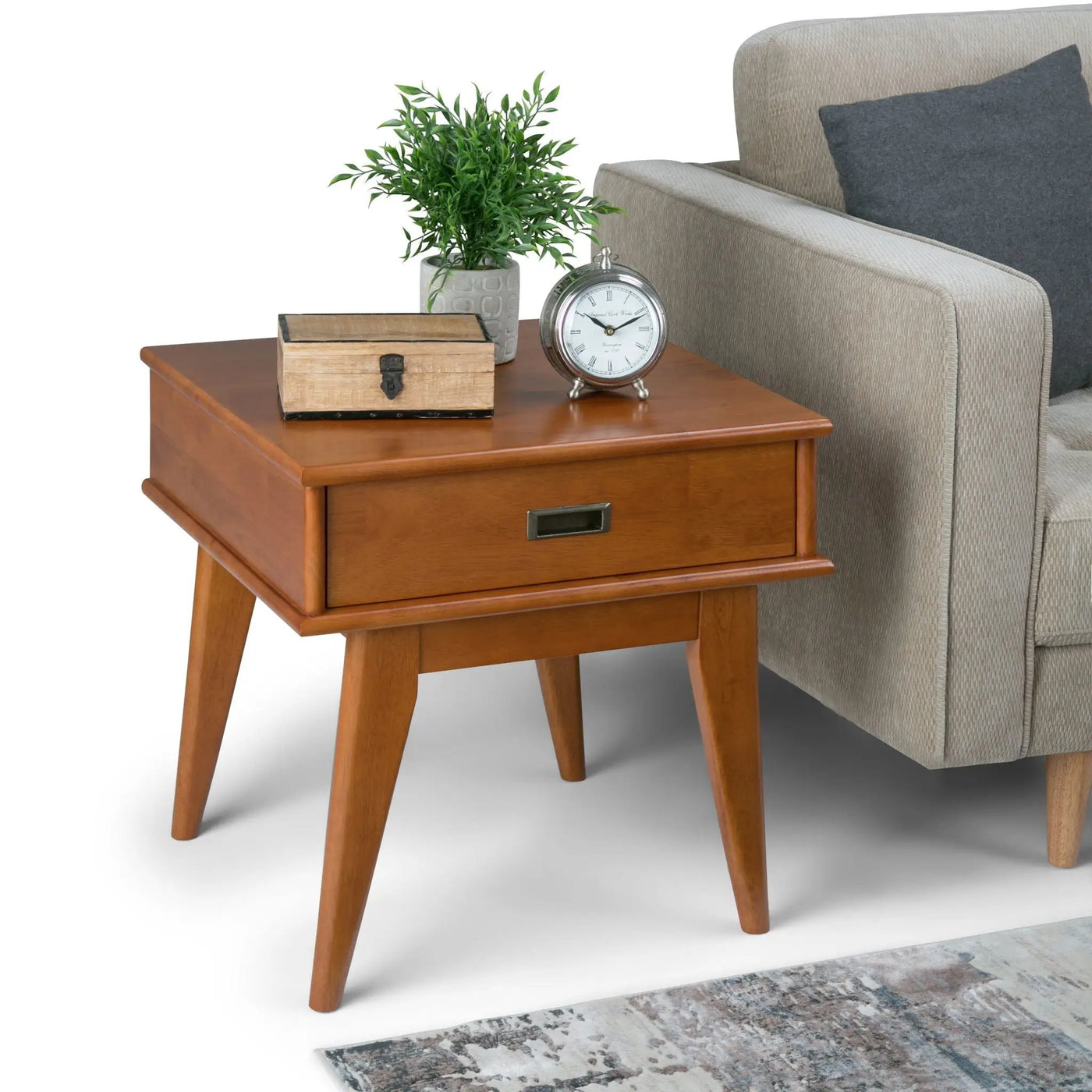 Draper - Handcrafted Mid Century End Table by HouseOfZazla