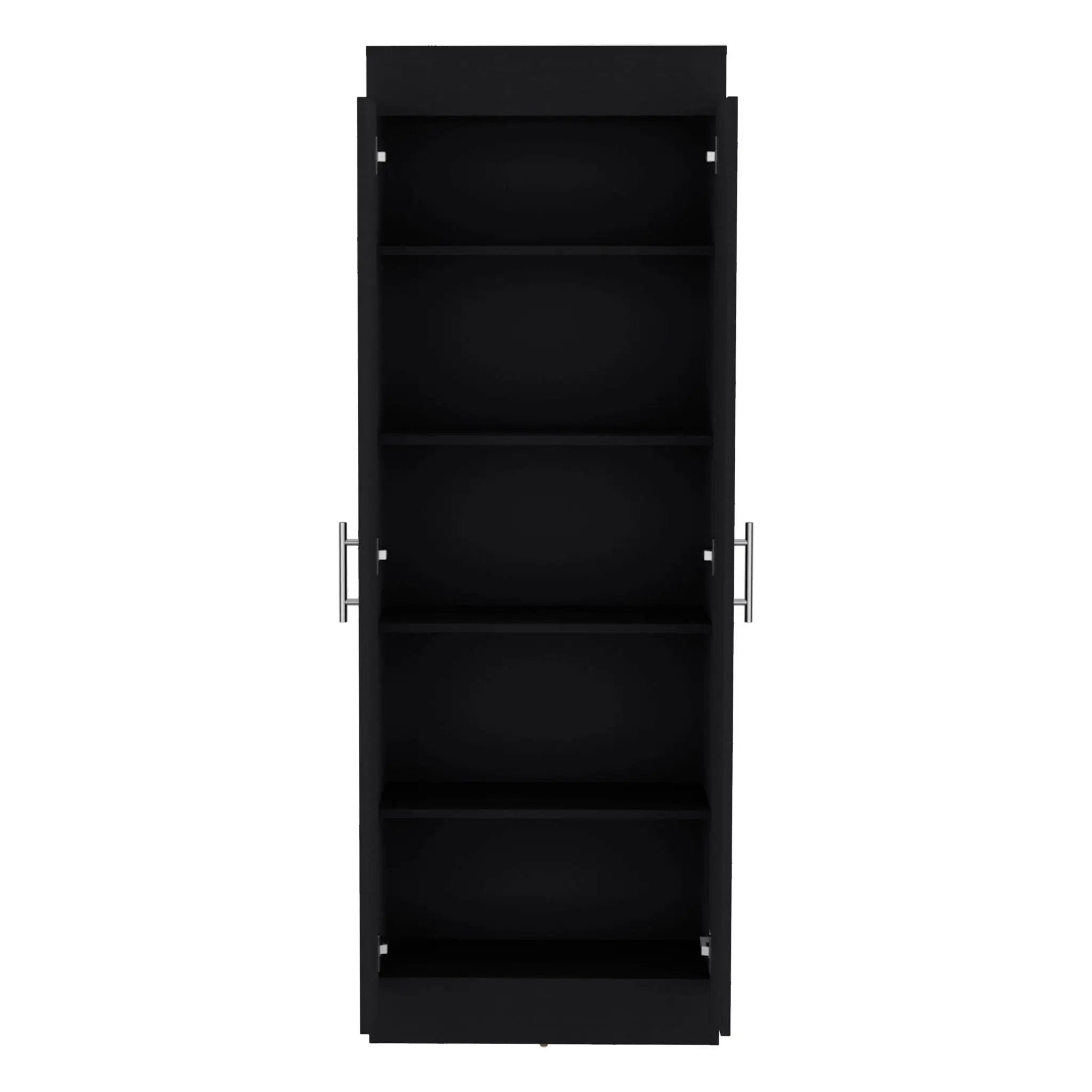 Clinton - Pantry Cabinet Kitchen Storage - Black by Unique Piece Furniture