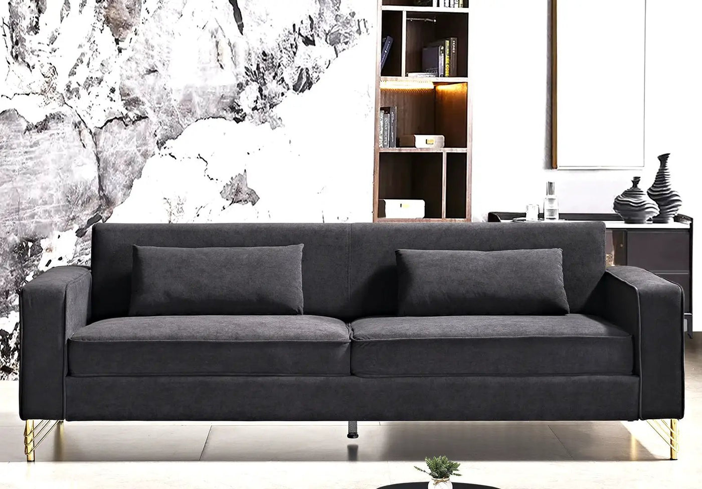 Aesthetic 3 Seater Couch With Classic Modern Appeal And Luxurious Soft Comfort by Unique Piece Furniture