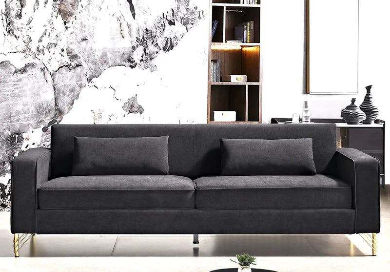 Aesthetic 3 Seater Couch With Classic Modern Appeal And Luxurious Soft Comfort by HouseOfZazla