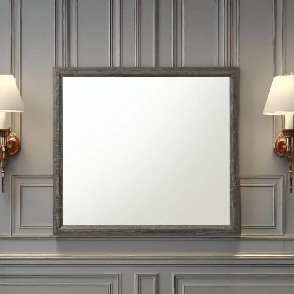 Valdemar - Mirror - Weathered Gray by Unique Piece Furniture