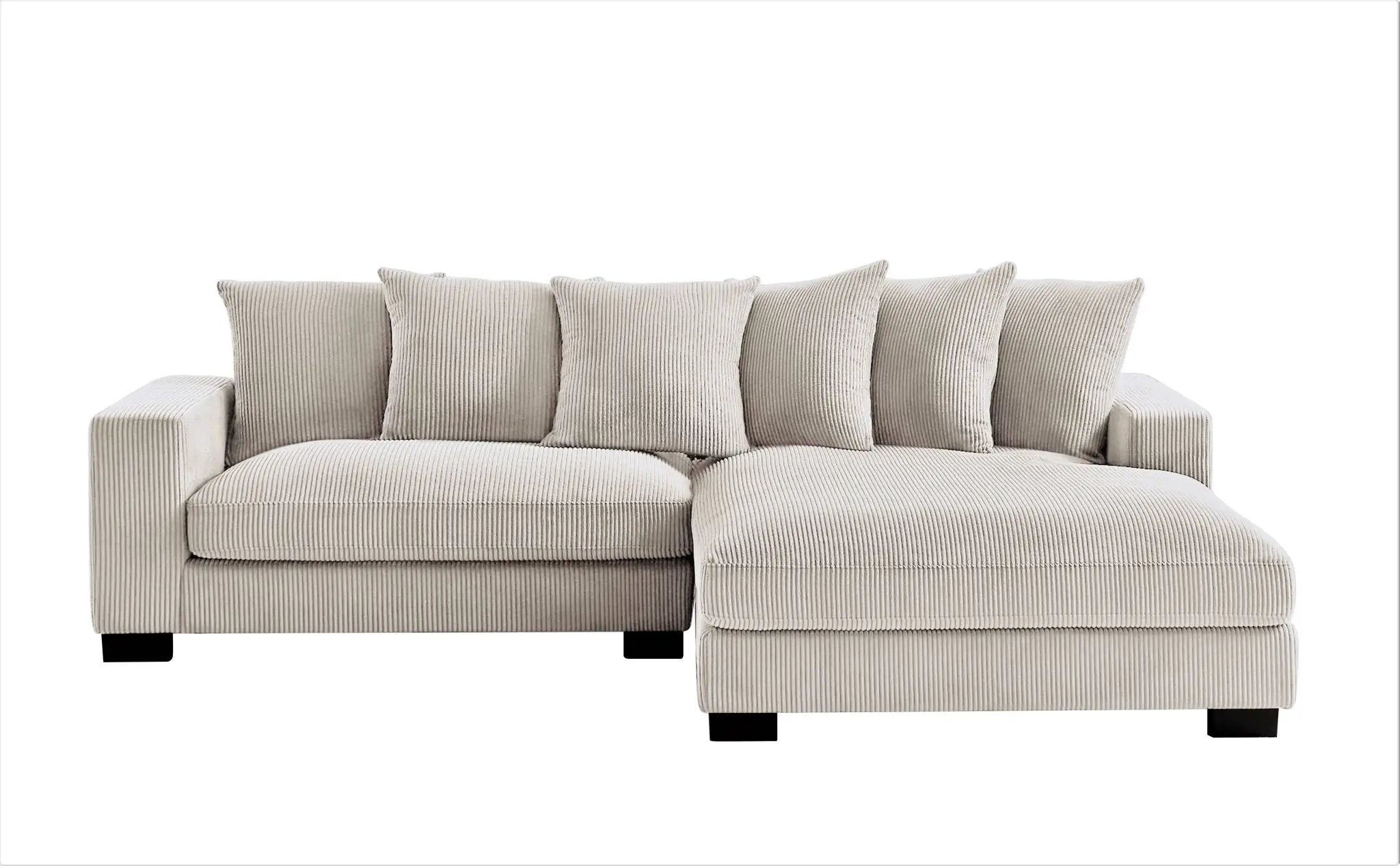 Luxe - Oversized 2 Piece Sectional Couches For Living Room, L Shaped Sofa With Chaise by HouseOfZazla
