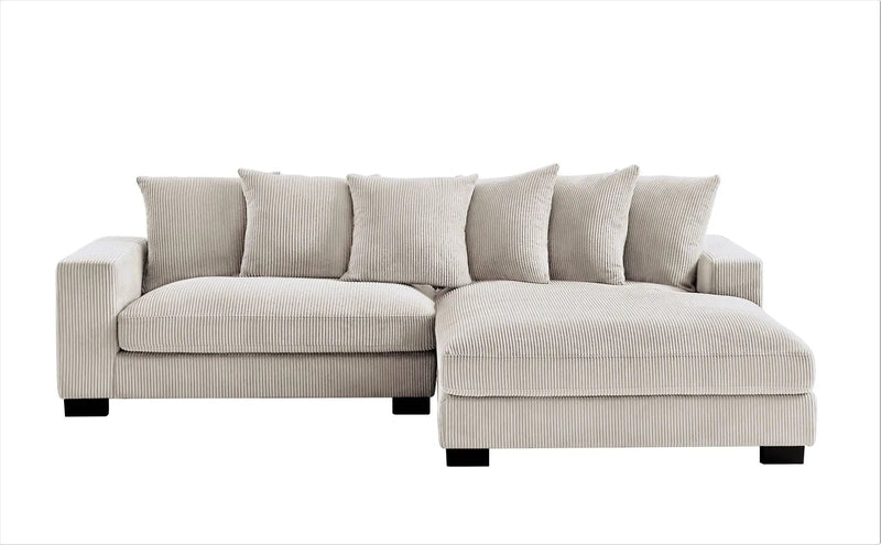 Luxe - Oversized 2 Piece Sectional Couches For Living Room, L Shaped Sofa With Chaise by HouseOfZazla