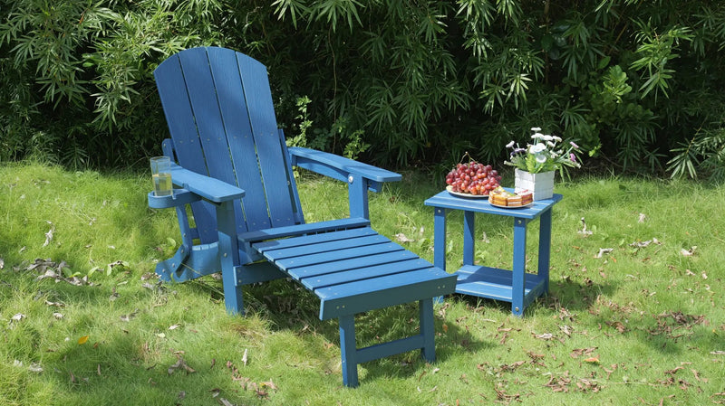 Outdoor Adjustable Lounge Chair with Cup Holder by HouseOfZazla
