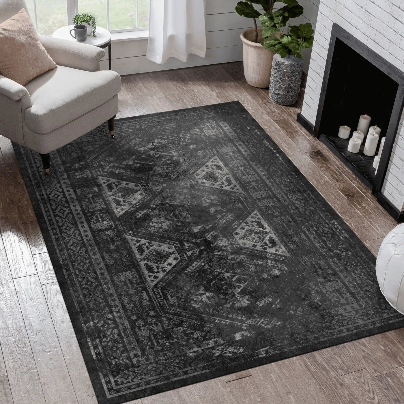 Maval - Trendy Washable Area Rug by HouseOfZazla