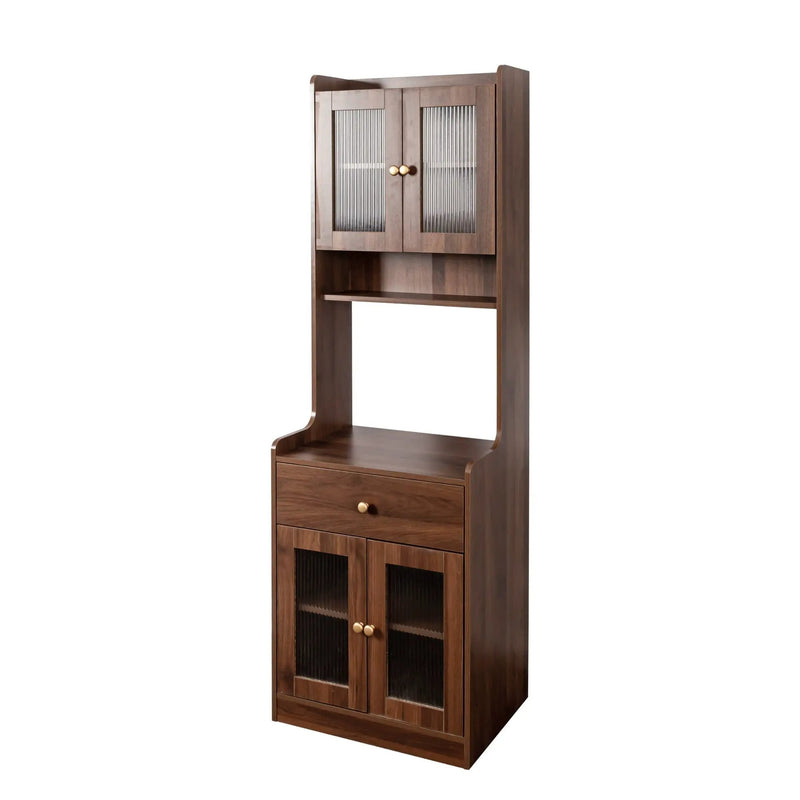 Kitchen Pantry Hutch Storage Cabinet Farmhouse Style by HouseOfZazla