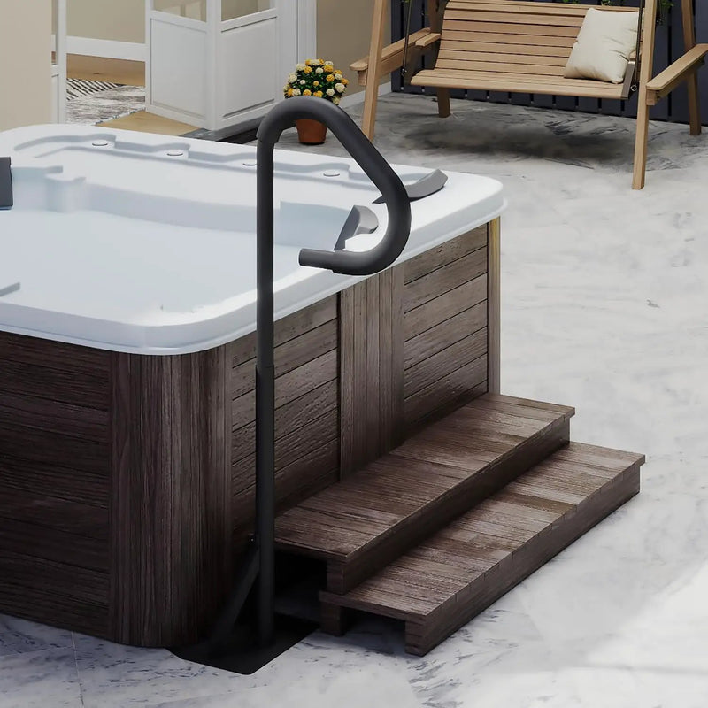 Hot Tub Handrail With Adjustable Height and 360° Swivel by HouseOfZazla