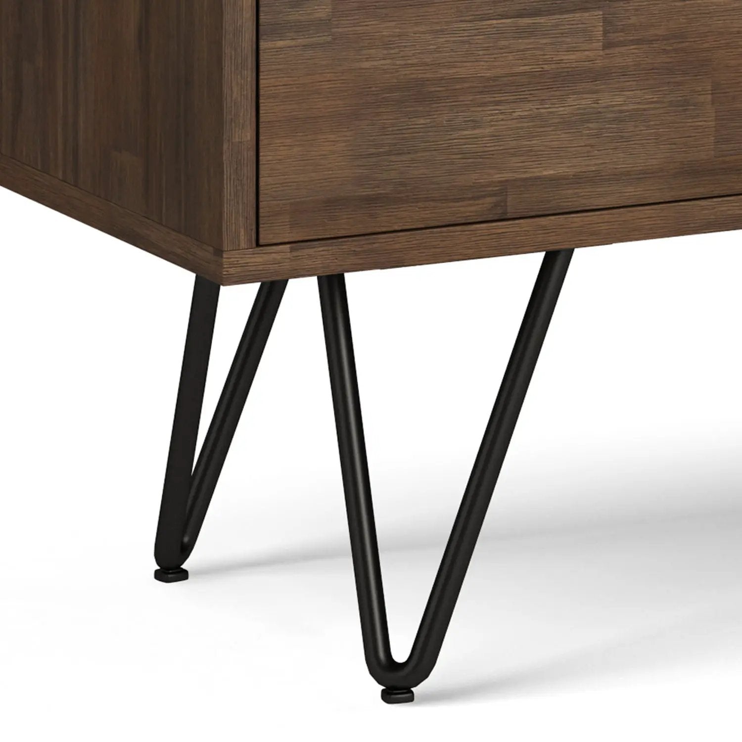 Chase - Low Bookcase - Rustic Natural Aged Brown by Unique Piece Furniture