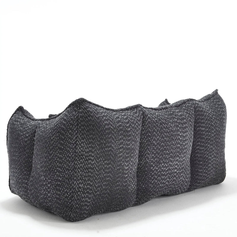 Comfortable Dual Beanbag Chair With High Resilience Foam Core For 2 People by HouseOfZazla