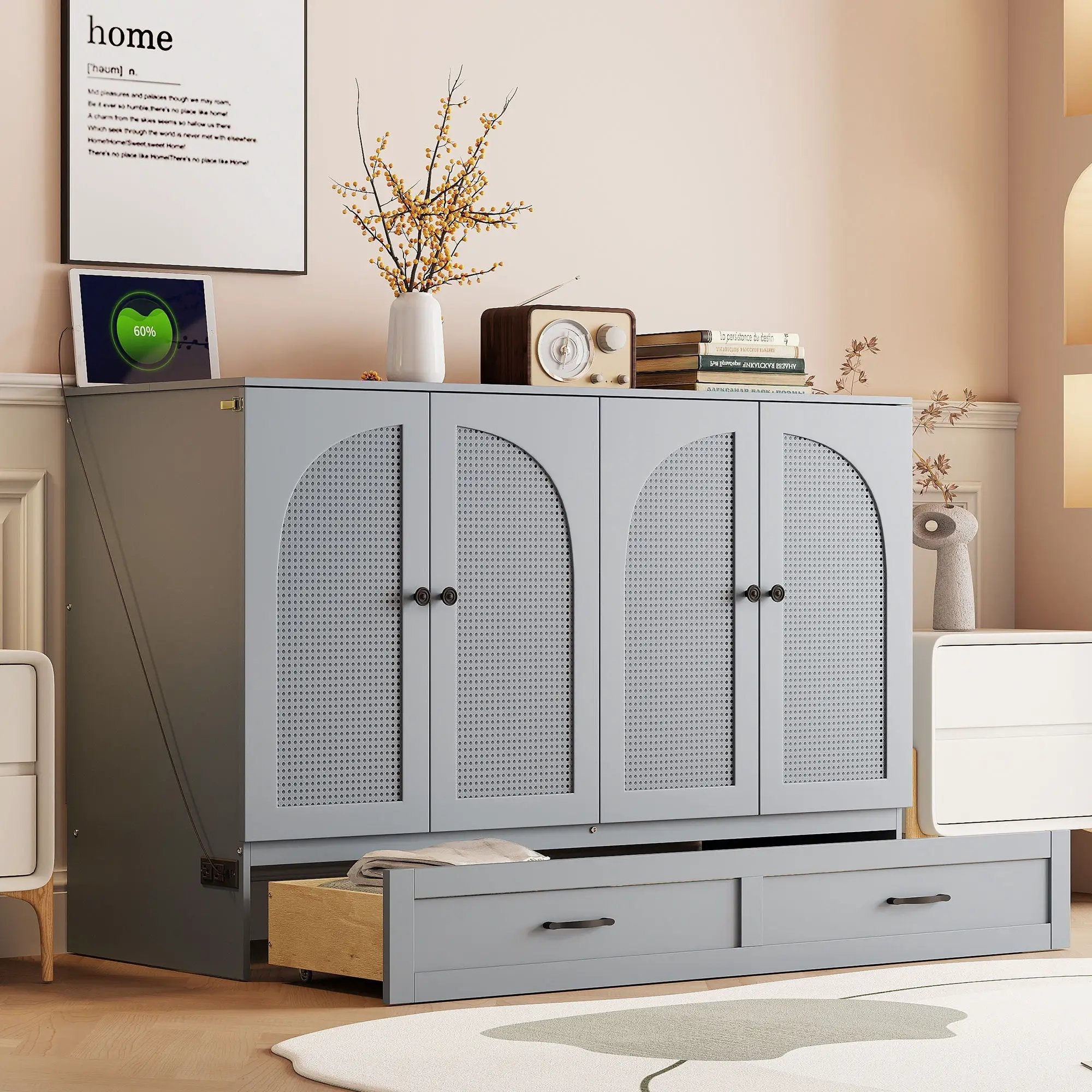 Murphy Bed With Large Drawers by HouseOfZazla
