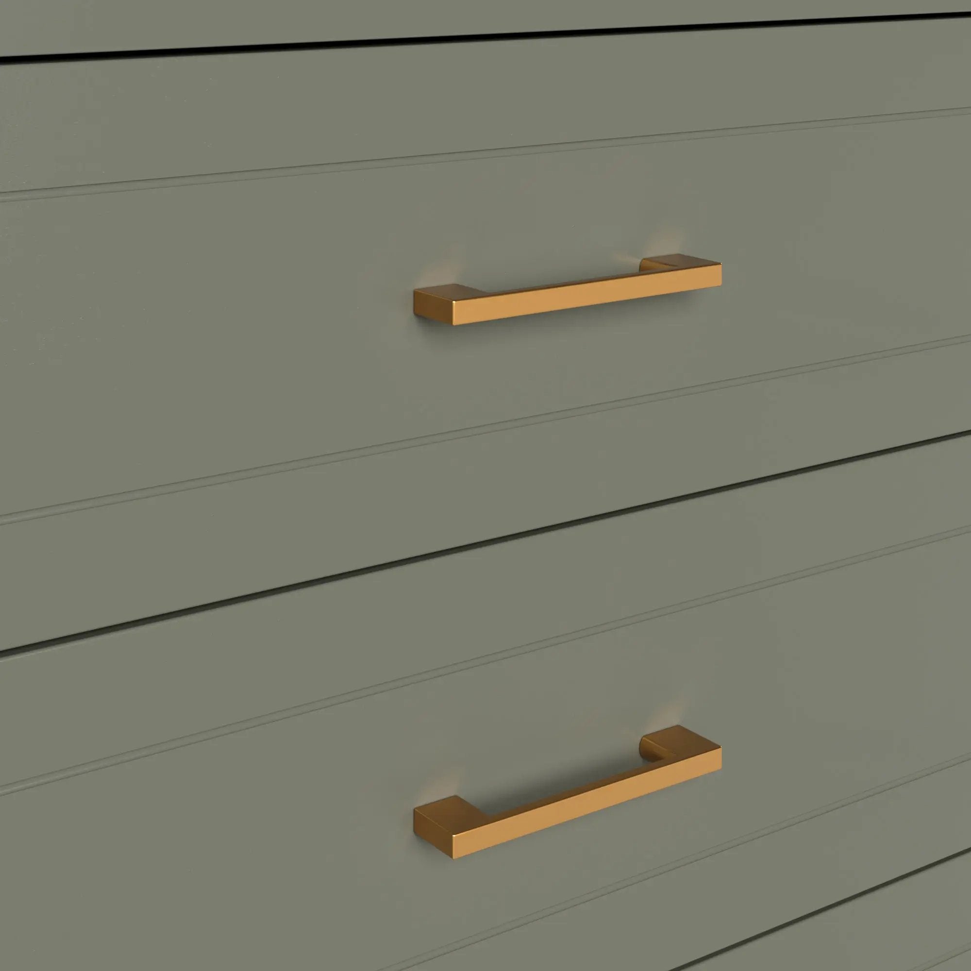 6-Drawer Double Dresser in Olive by HouseOfZazla