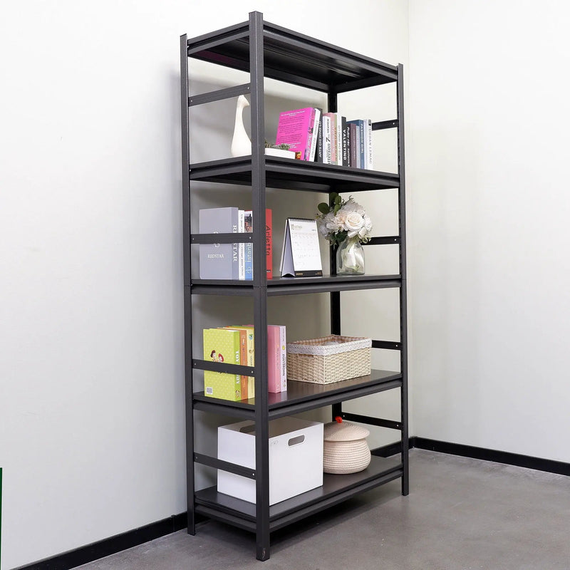 5 Tier Heavy Duty Shelving Unit Adjustable Shelving Units by HouseOfZazla