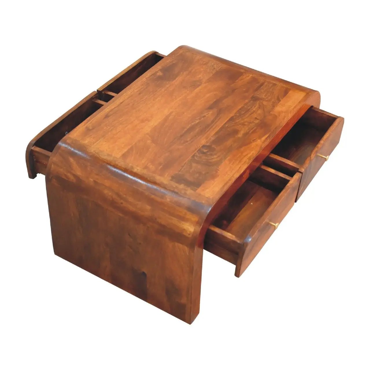 Darcy - Coffee Table, 2 Drawer - Chestnut by HouseOfZazla