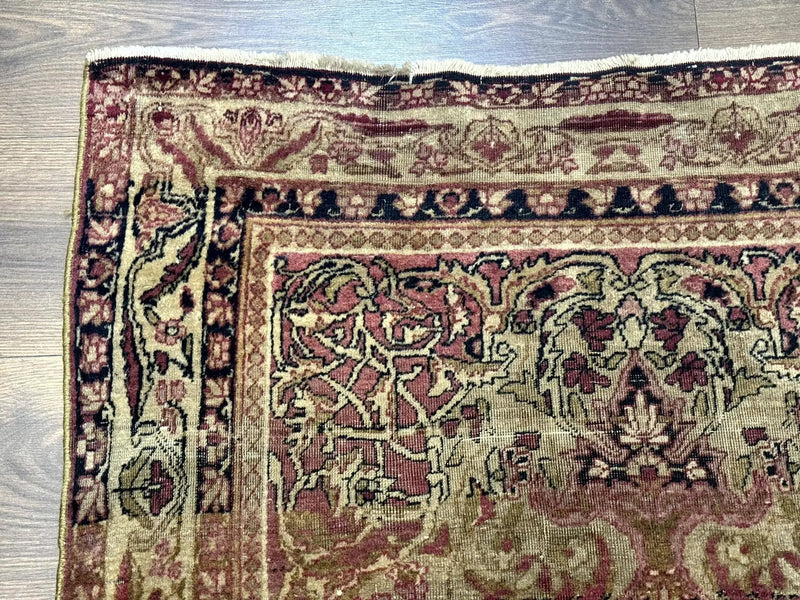 Antique Persian Lavar Rug 3x5, Persian Kerman Rug, Traditional Persian Carpet by Jewel Rugs