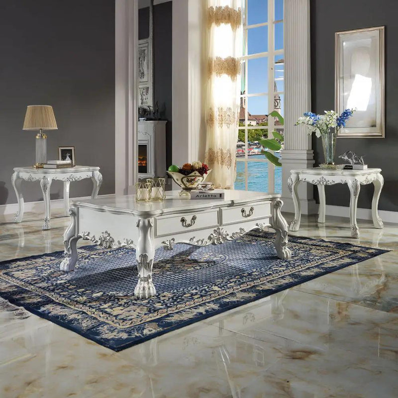Dresden - End Table - Bone White by Unique Piece Furniture