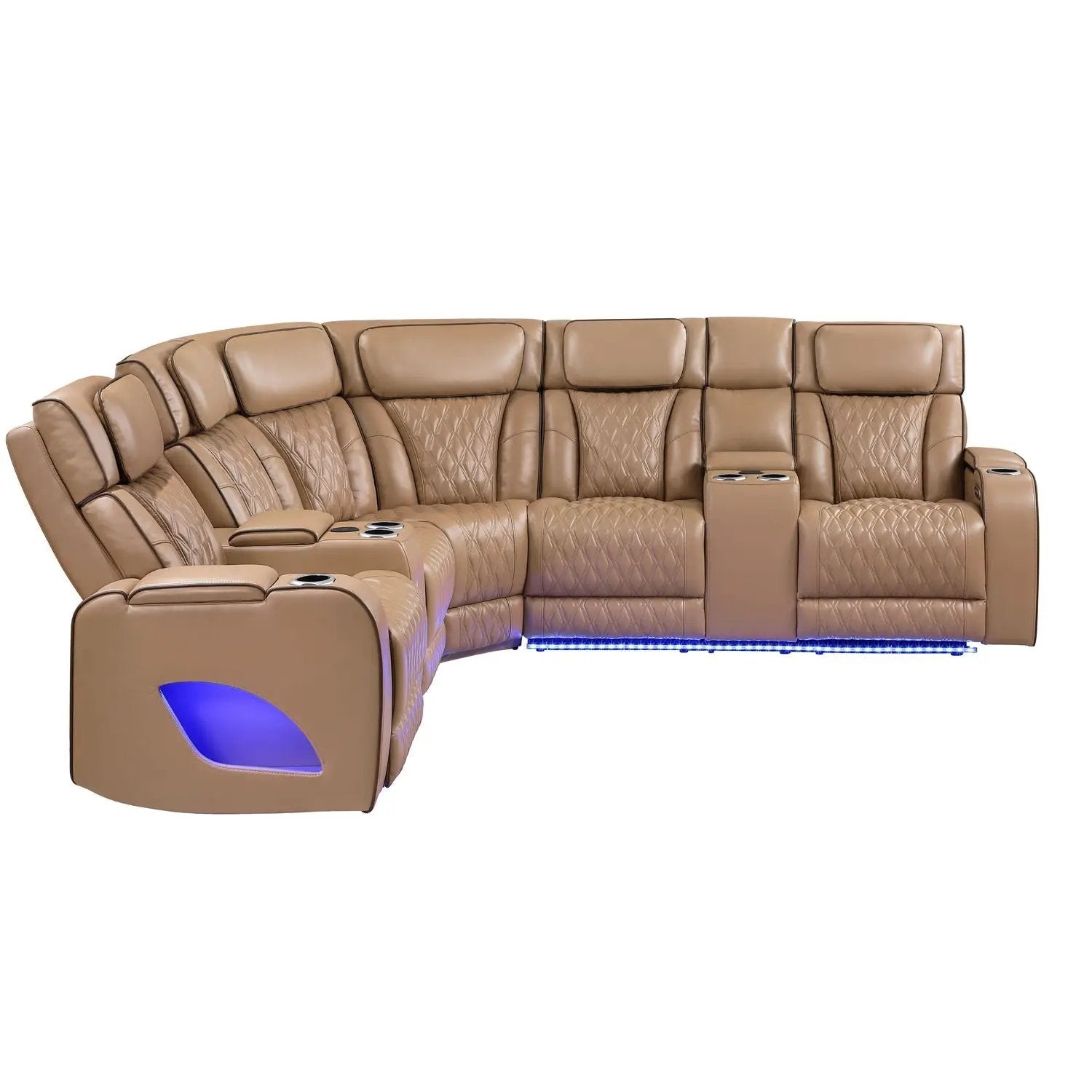 Fortuner - Power Recliner Sectional Sofa by HouseOfZazla