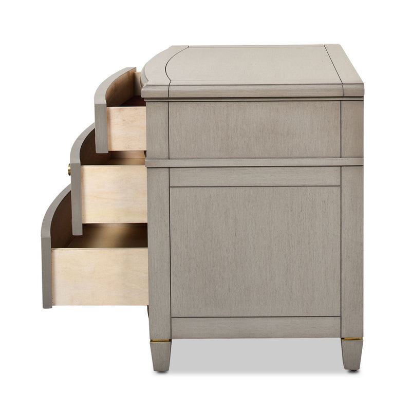 Dauphin - 3 Drawer Accent End Table by HouseOfZazla