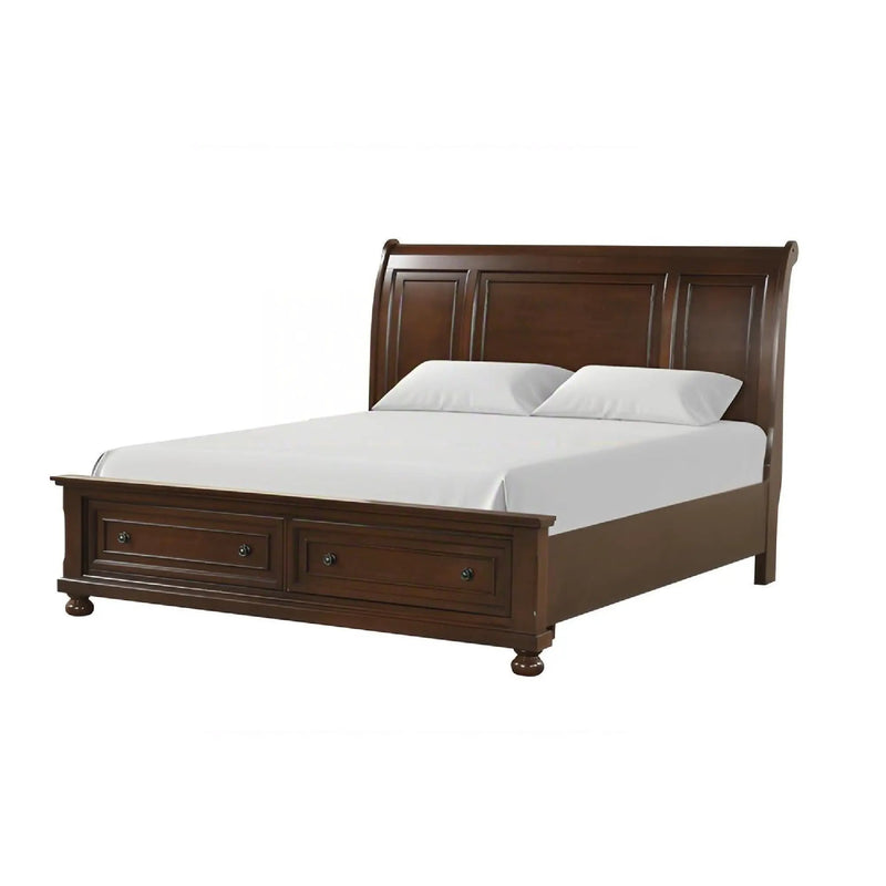 Meade - Sleigh Bed by HouseOfZazla