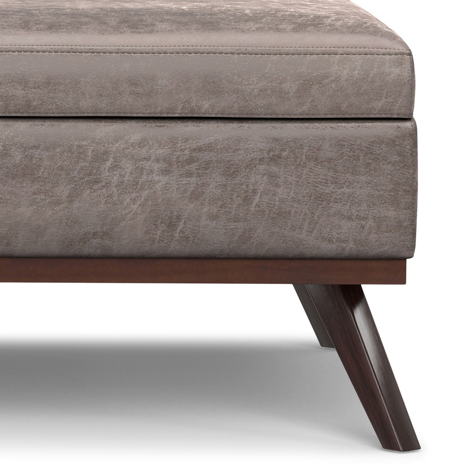 Owen - Multifunctional Square Coffee Table Storage Ottoman by HouseOfZazla