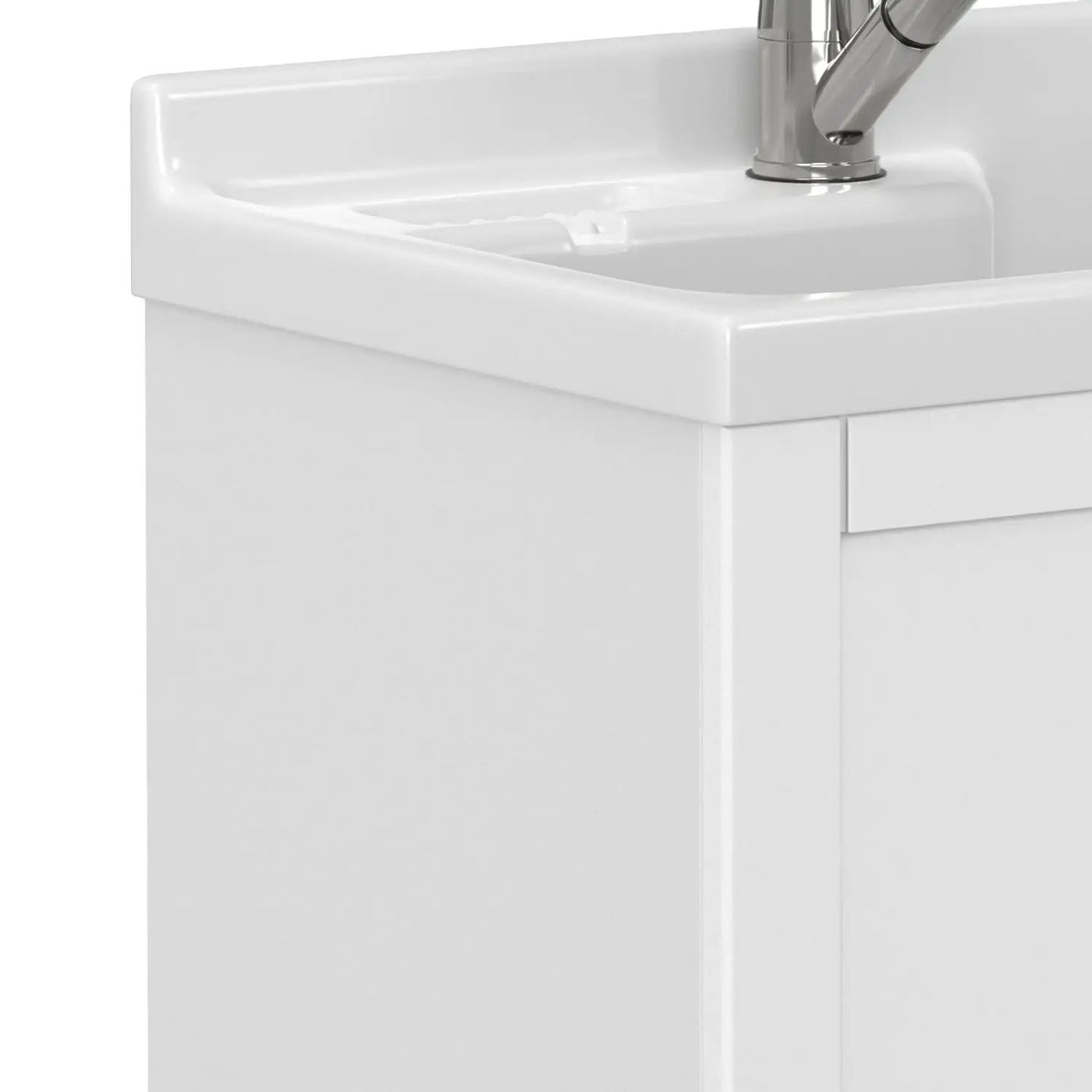 Kyle - Laundry Cabinet & Faucet And Stainless Steel Sink by HouseOfZazla