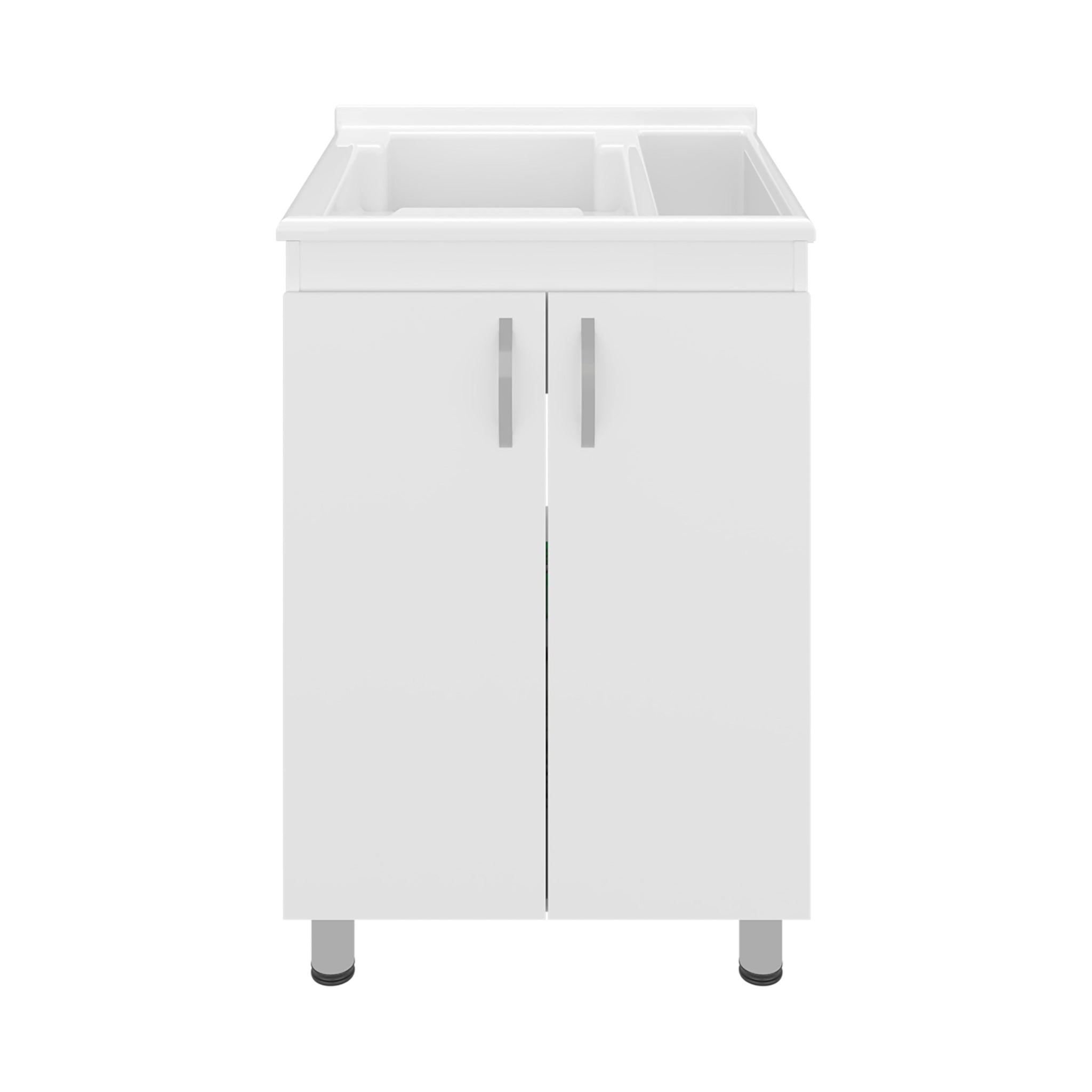 Foster 2 Door Utility Tub and Sink Freestanding Cabinet by HouseOfZazla