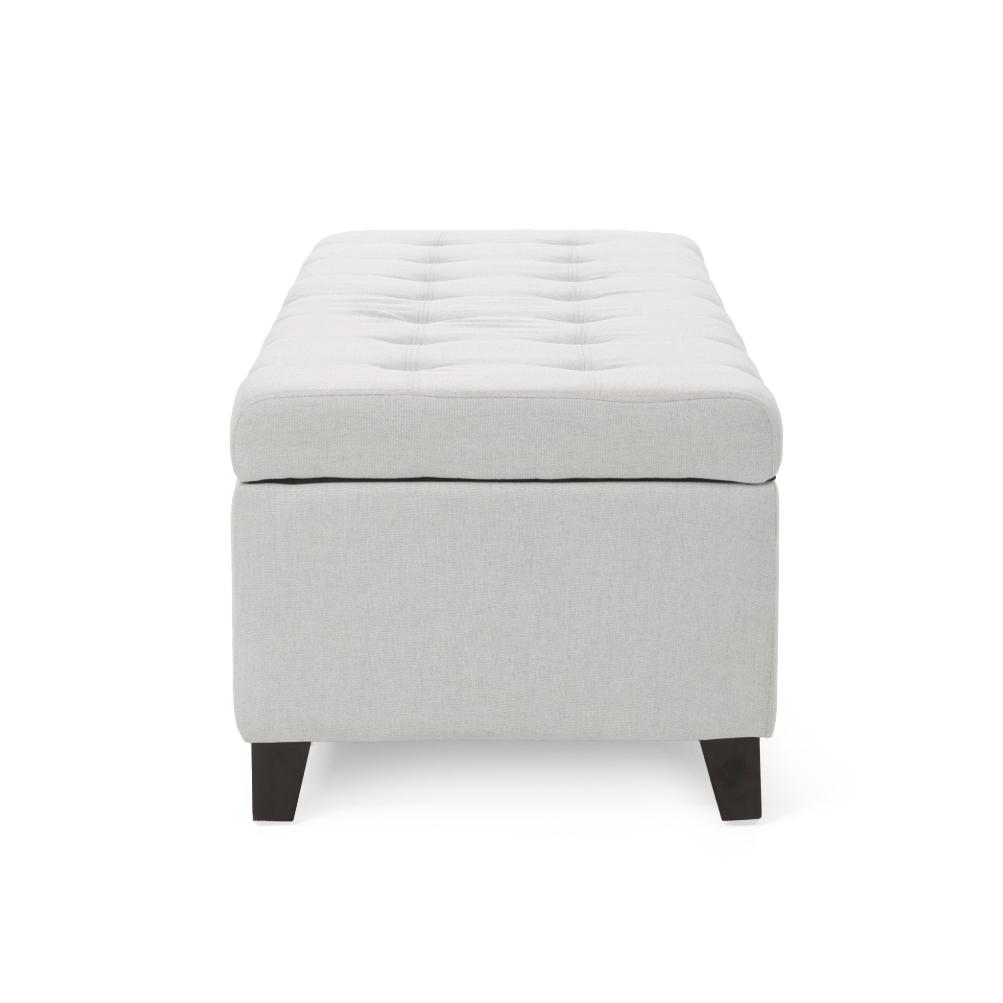 Upholstered Storage Ottoman Bench, Foot Rest For Bedroom by HouseOfZazla