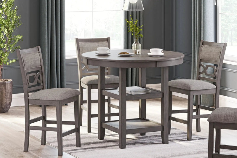 Wrenning - Drm Counter Table Set (Set of 5) - Gray by Unique Piece Furniture