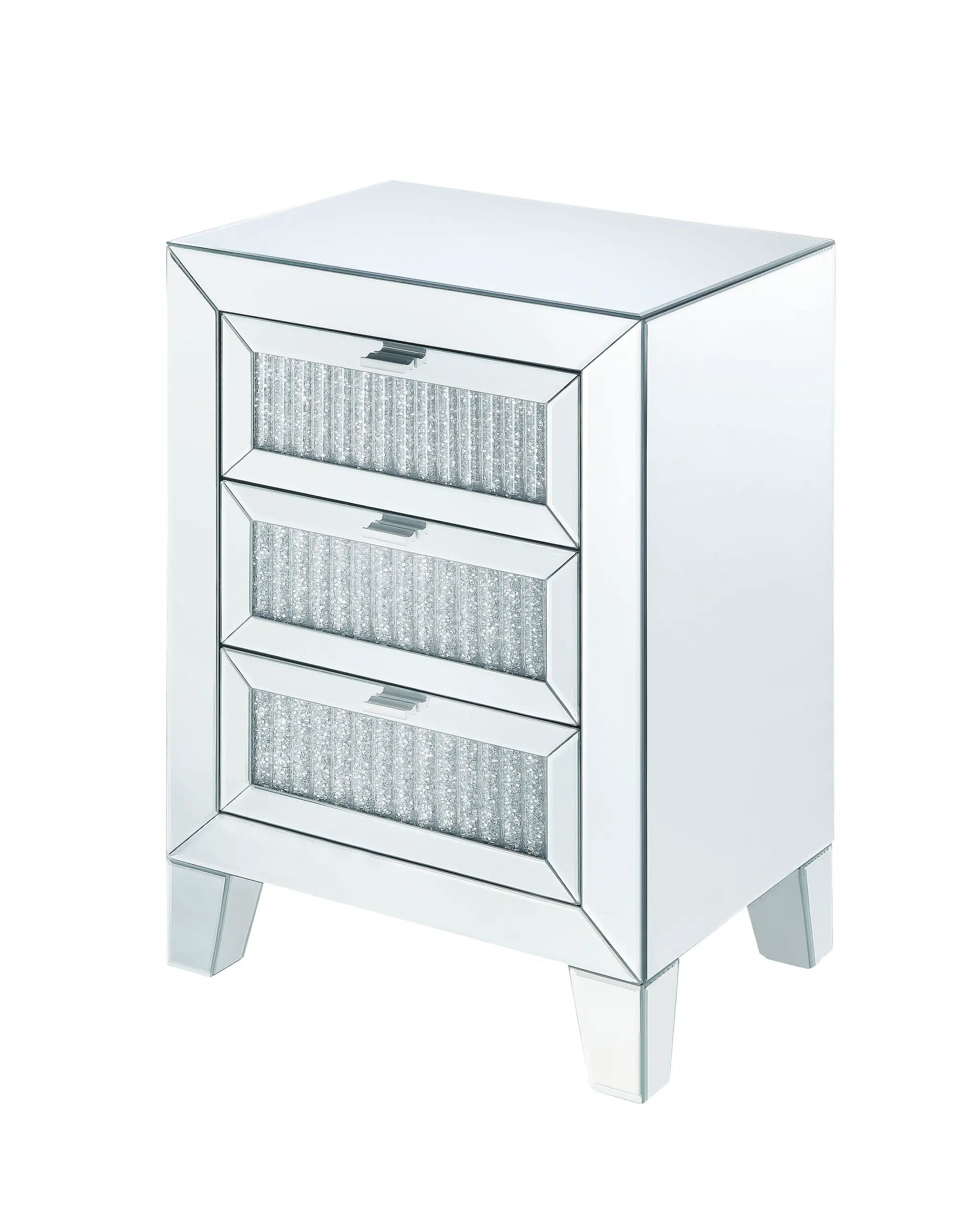 Noralie Mirrored & Faux Diamonds Accent Table by HouseOfZazla