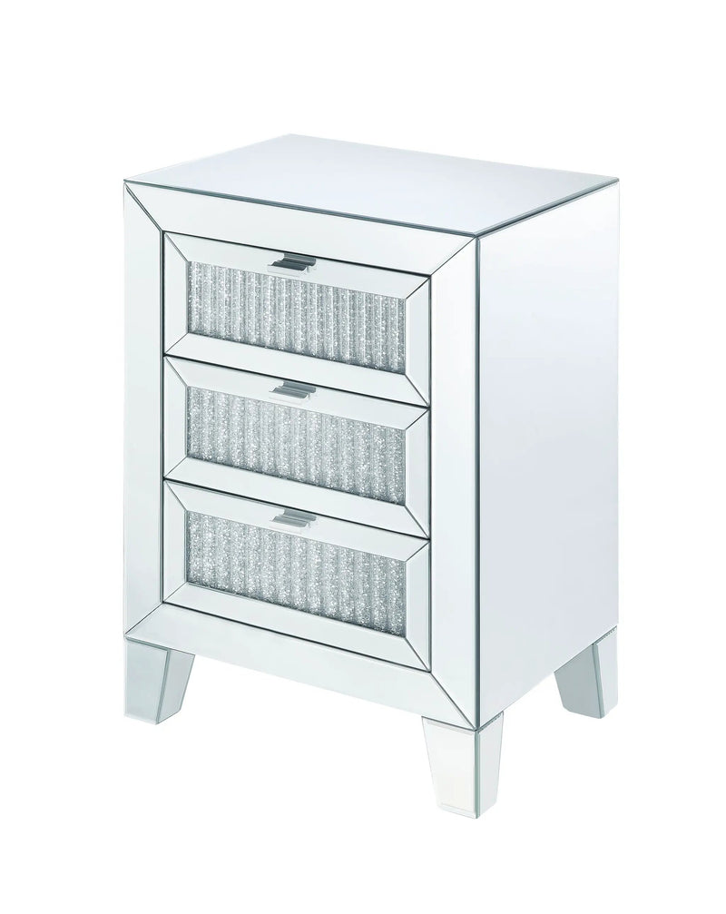 Noralie Mirrored & Faux Diamonds Accent Table by HouseOfZazla