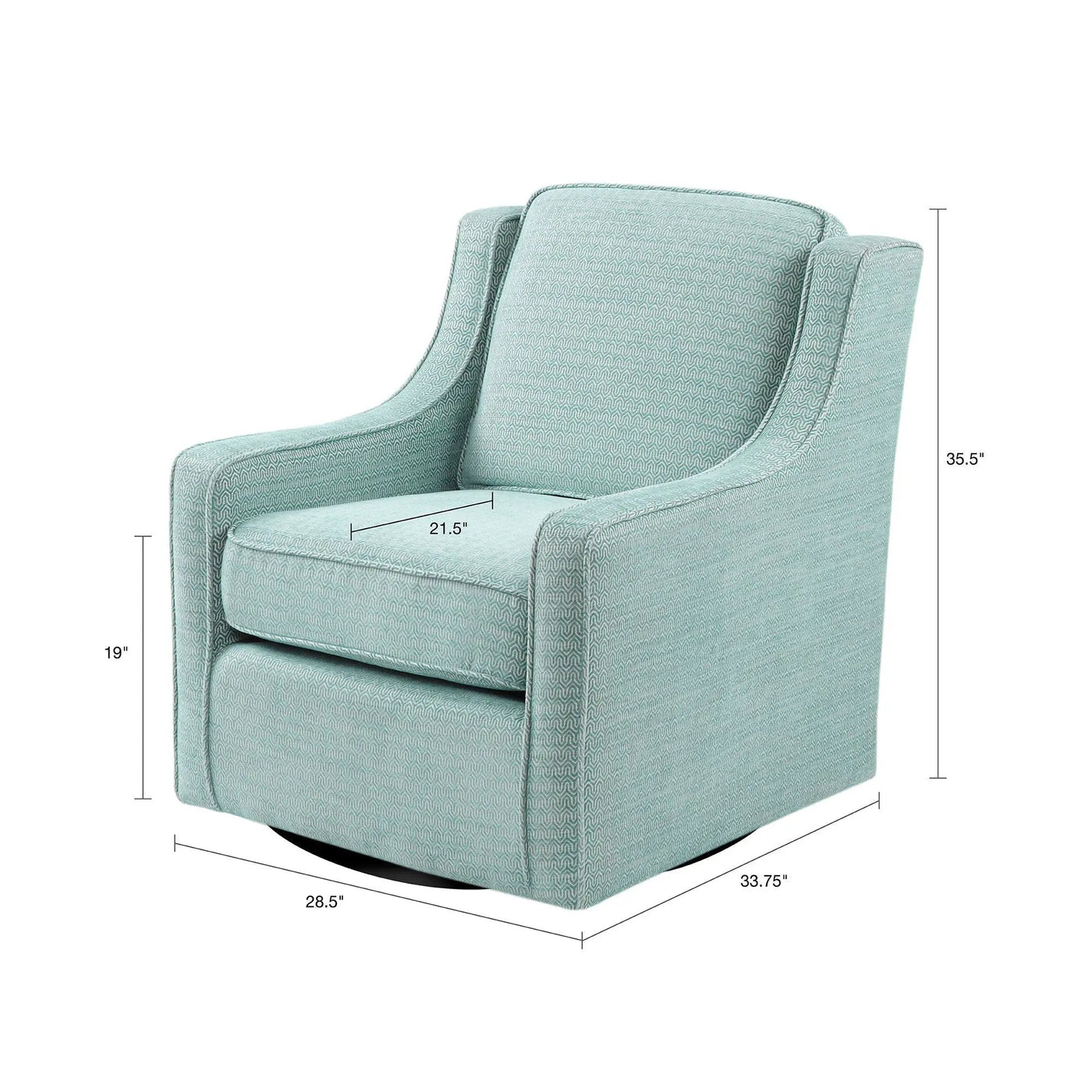 Swivel Chair With 360 Degree Rotation by Unique Piece Furniture